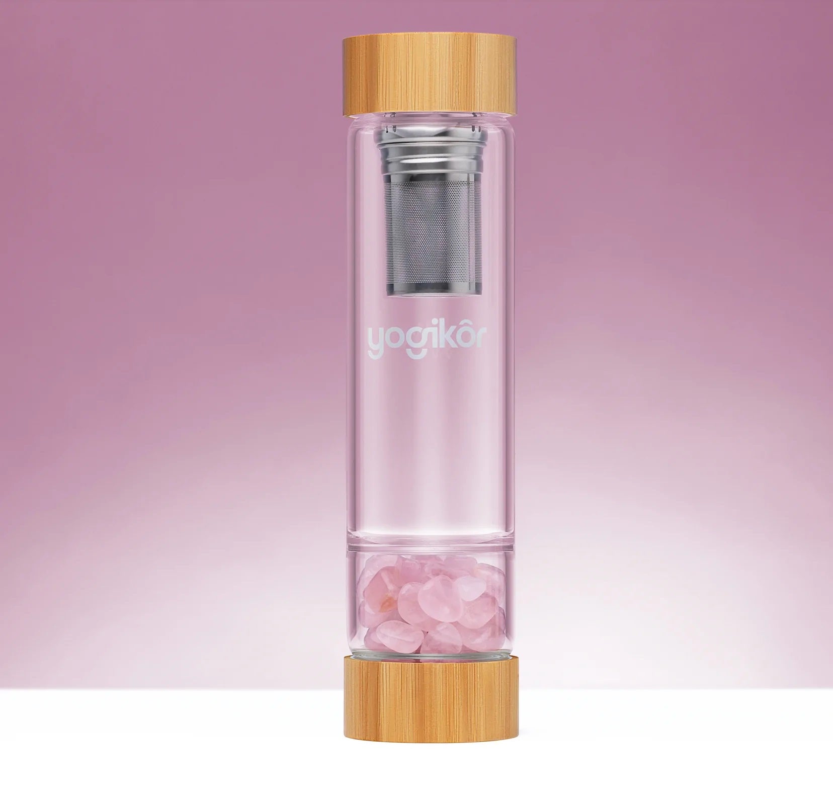 crystal water bottle