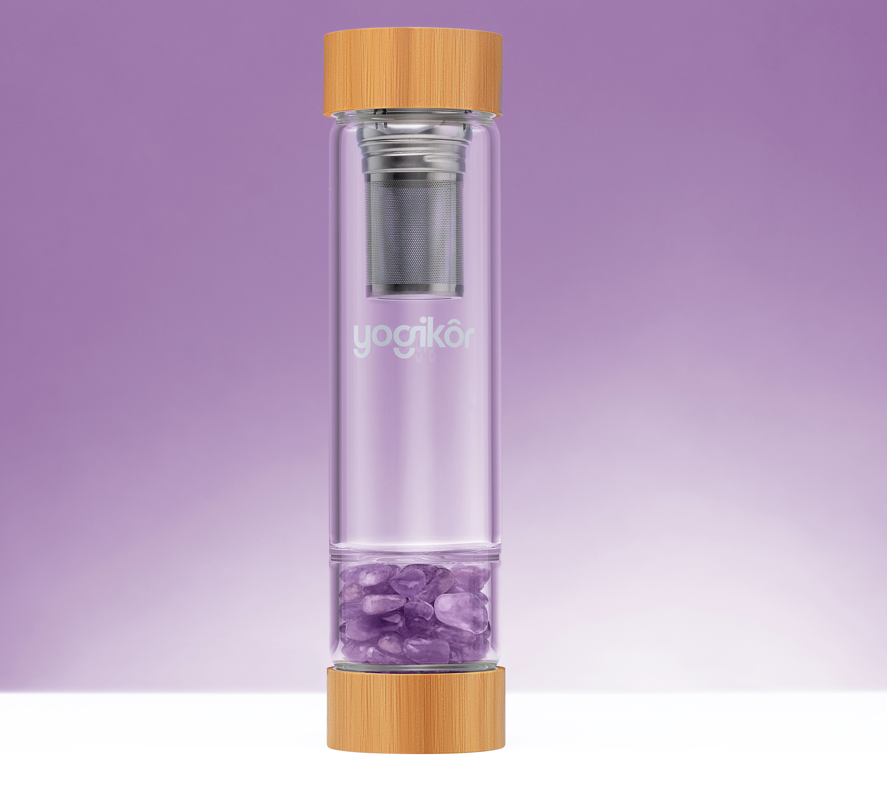 crystal water bottle