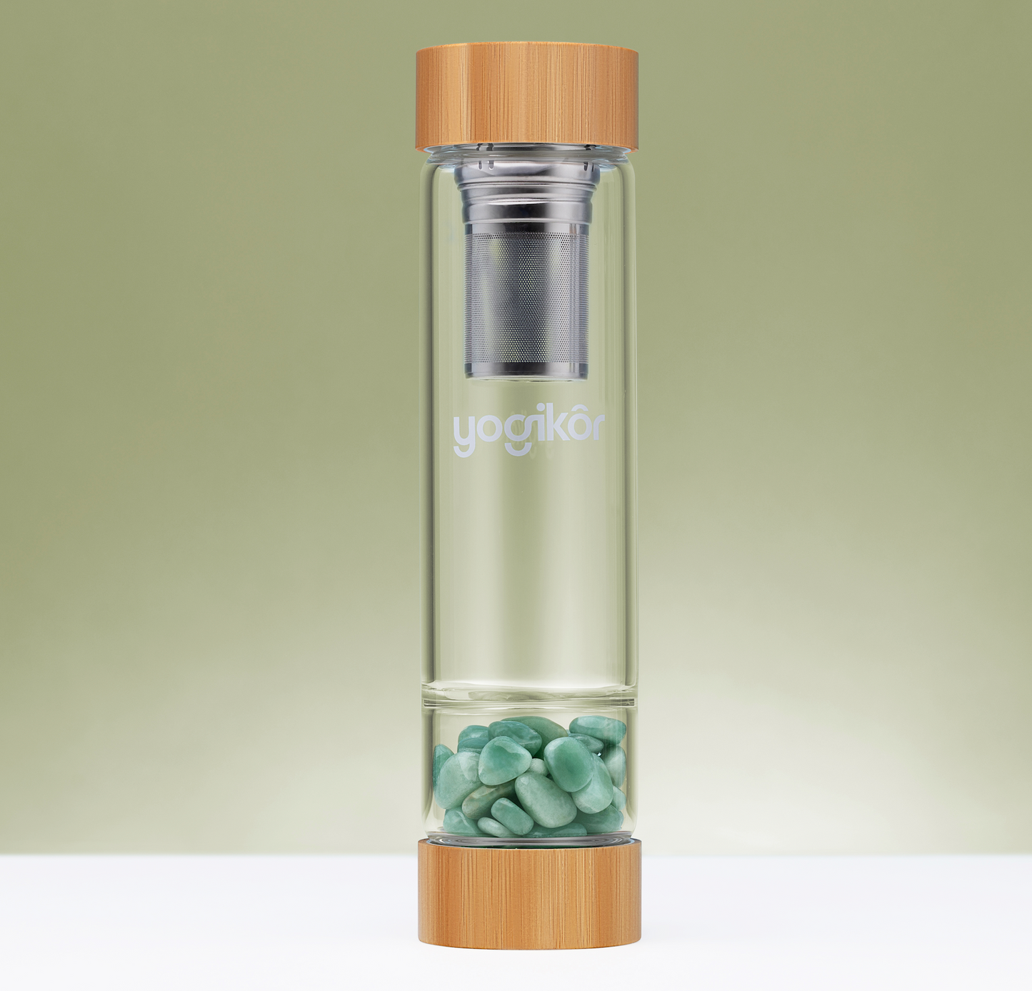crystal water bottle